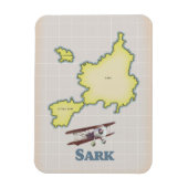 Vintage Styleskarte Magnet (Vertikal)