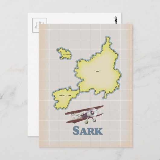 Vintage Styleskarte Postkarte (Vorne/Hinten)