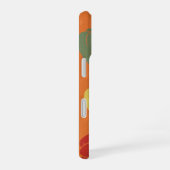 Vintage Stylized Bell Pepper Pattern iPhone 16 Hülle (Rechte Seite)