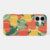 Vintage Stylized Bell Peppers iPhone 16 Hülle (Rückseite (Horizontal))