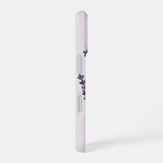 Vintage Stylized Lavender iPhone 16 Hülle (Rechte Seite)