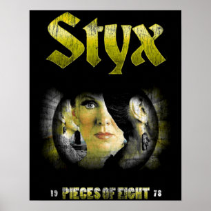 Vintage-STYX-Band-1978-Musik-Setup-Original Poster
