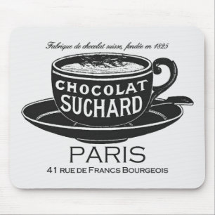 Vintage Suchard Schokoladenwerbung Mousepad