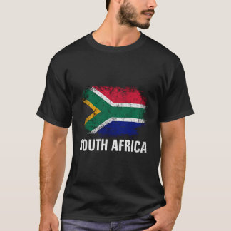 Vintage südafrikanische Flagge für südafrikanische T-Shirt