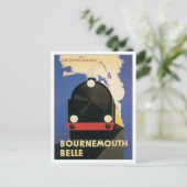 Vintage Südbahn Bournemouth Postkarte (Stehend Vorderseite)