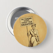 Vintage Suffragette Feministerprotestantik Kunst Button (Vorne & Hinten)