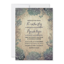 Vintage Sukkulenten Rustikale Hochzeit