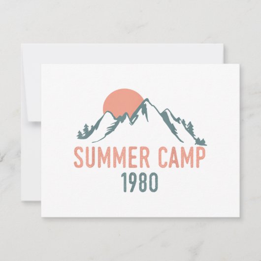 Vintage Summer Camp 1980 (Vorderseite)