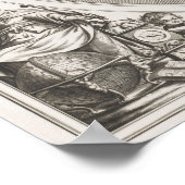 Vintage Sun-Karte Poster (Ecke)