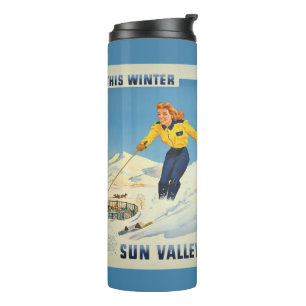 Vintage Sun Valley Idaho USA Becher