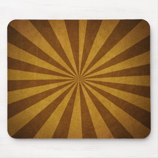 Vintage Sunburst Mousepad (Vorne)