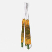 Vintage Sunflower Flower by Basilius Besler Krawatte (Rückseite)