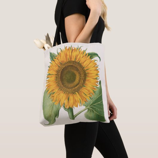 Vintage Sunflower Flower by Basilius Besler Tasche (Von Nahem)
