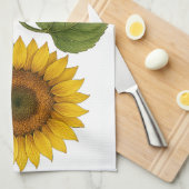 Vintage Sunflower Geschirrtuch (Viertel Falte)