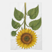 Vintage Sunflower Geschirrtuch (Vertikal)