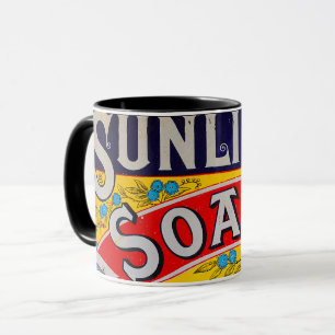Vintage-Sunlight-Seifen-Schild Tasse