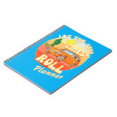 vintage sunset and classic car notizblock (Linke Seite)