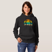 Vintage Sunset Ho'okipa Beach Hawaii Summer Vacati Hoodie (Vorne ganz)