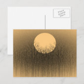 Vintage Sunset-Postkarten Postkarte (Vorne/Hinten)