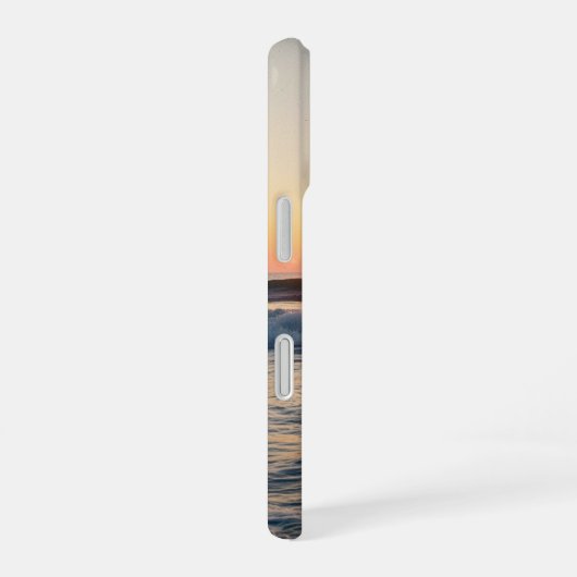 Vintage Sunset Sea iPhone 16 Hülle (Rechte Seite)
