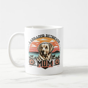 Vintage Sunset Serenity Labrador Retriever Dog Mam Kaffeetasse