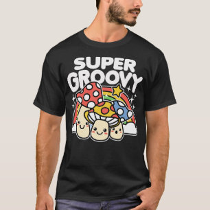 Vintage Super 80er Kawaii Pilze T-Shirt