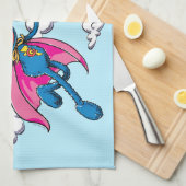 Vintage Super Grover Geschirrtuch (Viertel Falte)