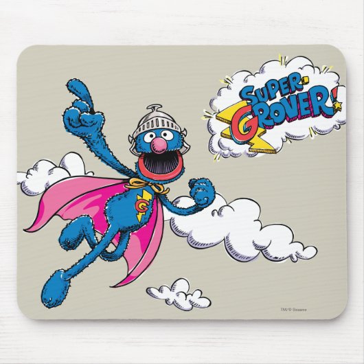 Vintage Super Grover Mousepad (Vorne)