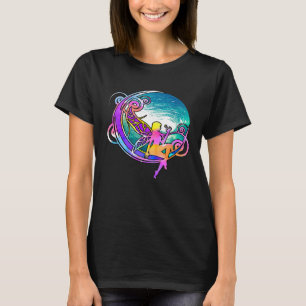 Vintage Surf 70er 60er Psychedelischer Hippie Art T-Shirt