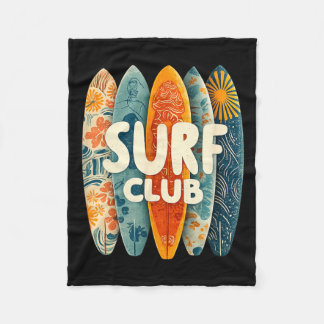 Vintage Surf Cool Sommerurlaub Männer Frauen Junge Fleecedecke