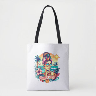 Vintage-Surf-Crew-Tropical-Vibe-Grafik-T-Shirt Tasche