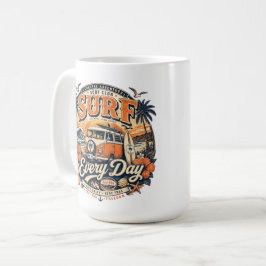 Vintage-Surf-Every-Day-Kaffeetasse Kaffeetasse