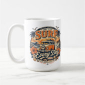 Vintage-Surf-Every-Day-Kaffeetasse Kaffeetasse (Links)