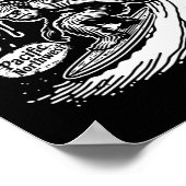 Vintage Surf Oregon Surfing Sasquatch Surfer  Poster (Ecke)