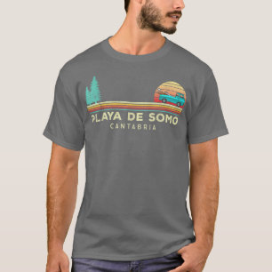 Vintage-Surf Playa de somo cabtabria - Surfer T-Sh T-Shirt