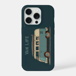 Vintage-Surf-Van – Retro-Camper-Design iPhone 15 Pro Hülle
