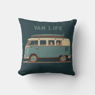 Vintage Surf Van – Retro Camper Design Kissen