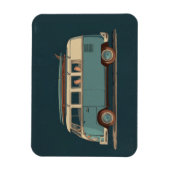 Vintage-Surf-Van – Retro-Camper-Design Magnet (Vertikal)