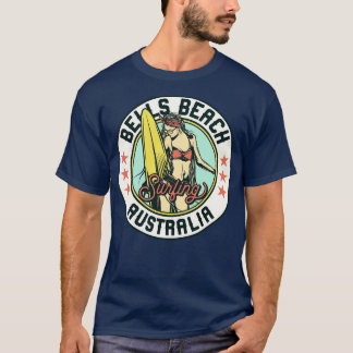 Vintage-Surfbadge für Bells Beach Australien T-Shirt