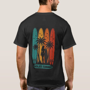 Vintage-Surfboard Endless Summer Rückenprint T-Shi T-Shirt