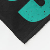 Vintage-Surfboard-Wake-Surfen-Surfer Fleecedecke (Ecke)
