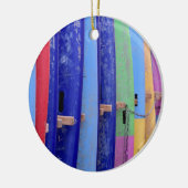 Vintage Surfboards Keramik Ornament (Links)