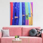Vintage Surfboards Leinwanddruck (Insitu (Wohnzimmer))