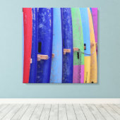 Vintage Surfboards Leinwanddruck (Insitu (Holzboden))