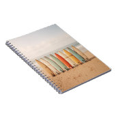 Vintage Surfboards Notizblock (Rechte Seite)