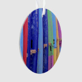 Vintage Surfboards Ornament (Vorderseite)