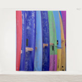 Vintage Surfboards Wandteppich (Vorderseite)