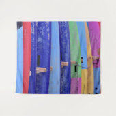 Vintage Surfboards Wandteppich (Vorderseite (Horizontal))