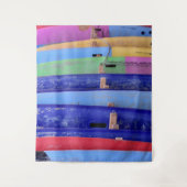 Vintage Surfboards Wandteppich (Vorderseite)