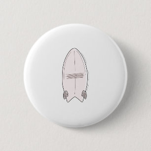 Vintage-Surfbrett Button